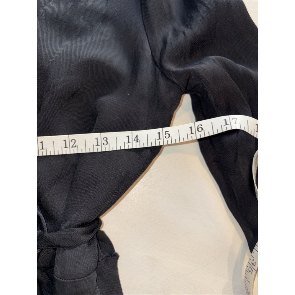 Banana Republic Women's Black Chiffon Dress Size 6 - Picture 5 of 7